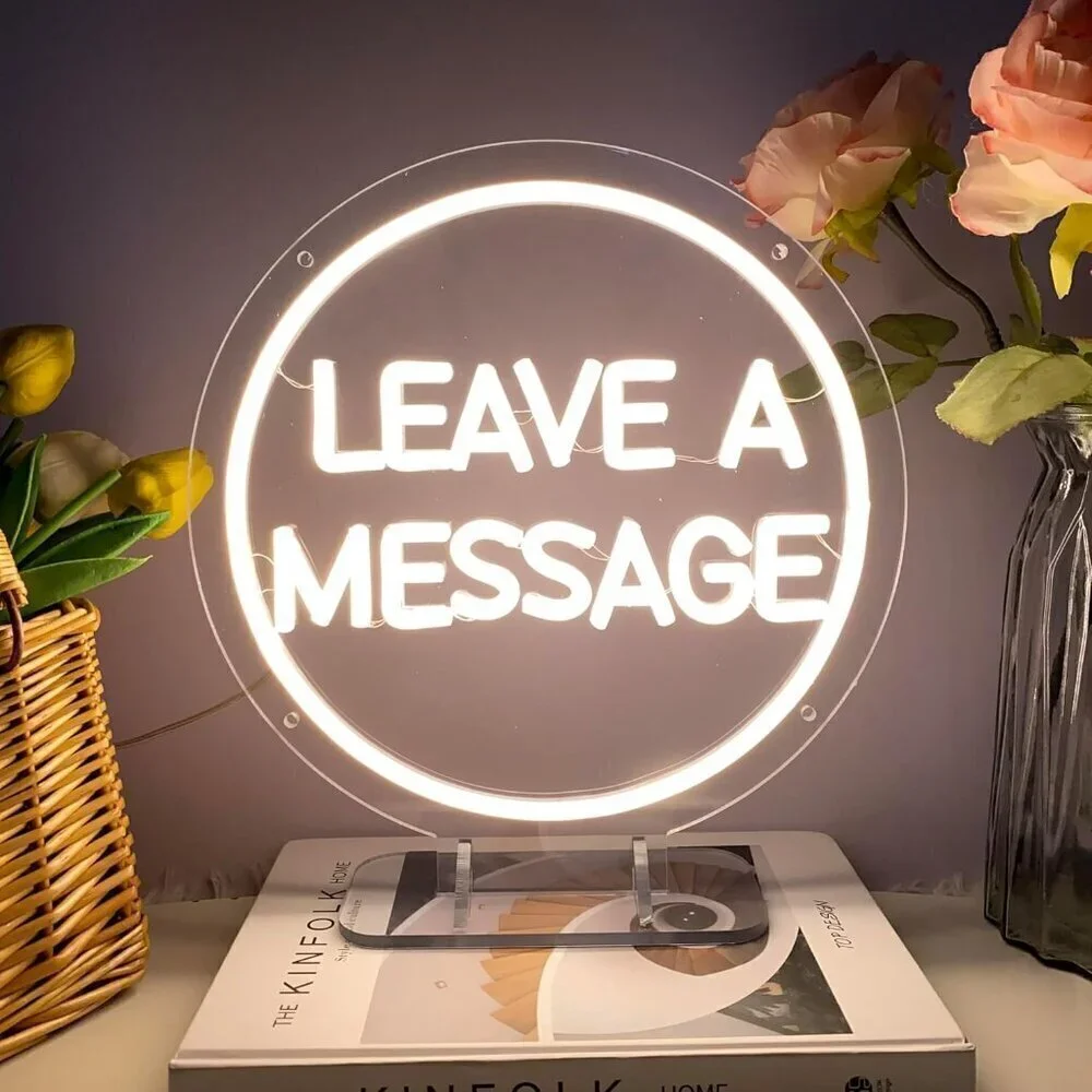Audio Guest Book LED Neon Sign